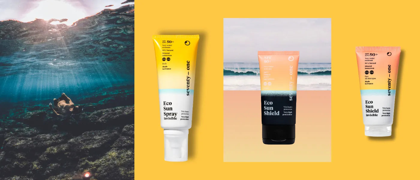 Sunscreen collection with 100% mineral filters